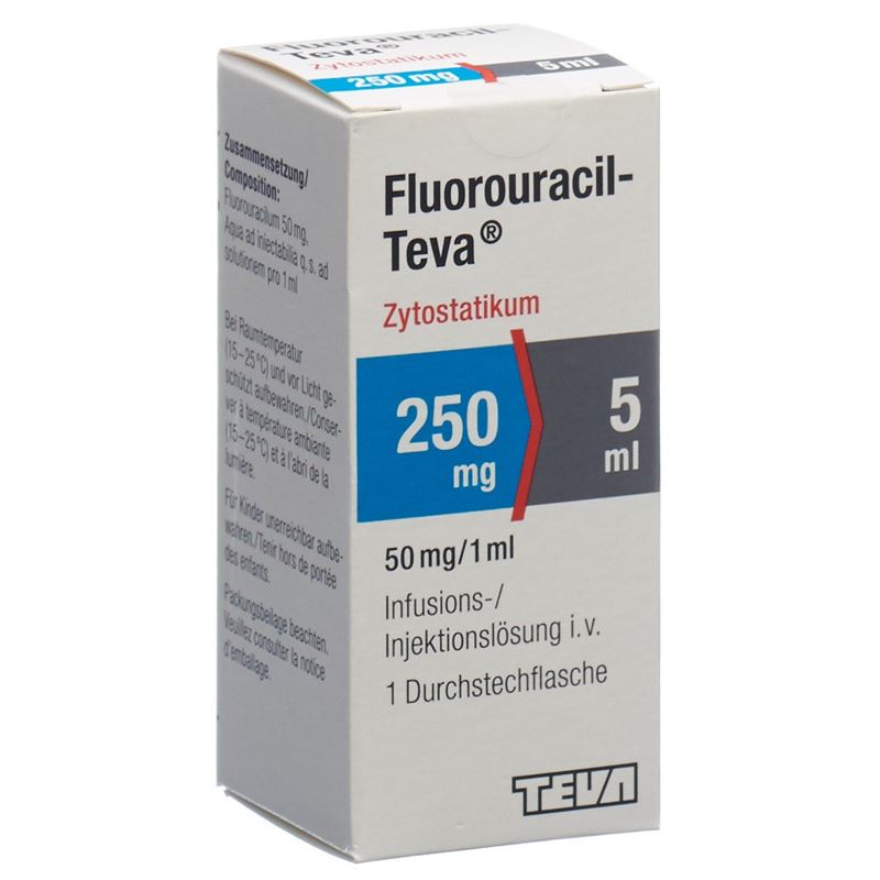 FLUOROURACIL Teva 250 mg/5ml Durchstf 5 ml