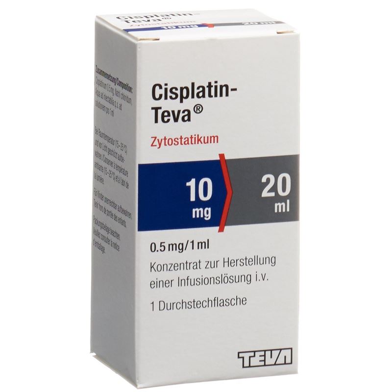 CISPLATIN Teva 10 mg/20ml Durchstf 20 ml