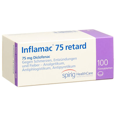 INFLAMAC retard Ret Filmtabl 75 mg 100 Stk