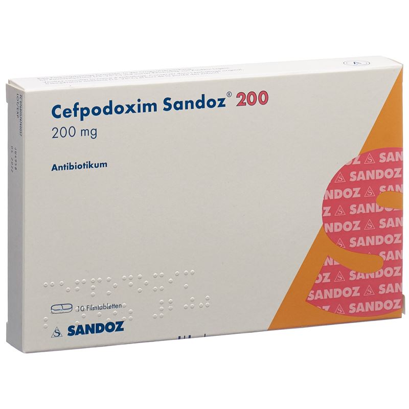 CEFPODOXIM Sandoz Filmtabl 200 mg 10 Stk