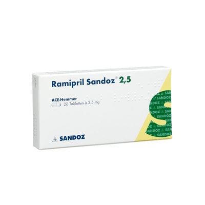 RAMIPRIL Sandoz Tabl 2.5 mg 20 Stk