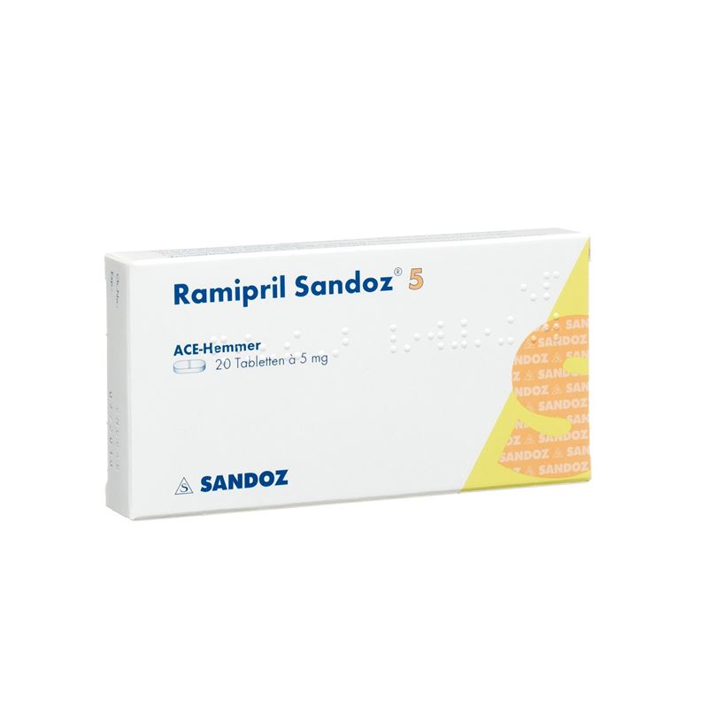 RAMIPRIL Sandoz Tabl 5 mg 20 Stk