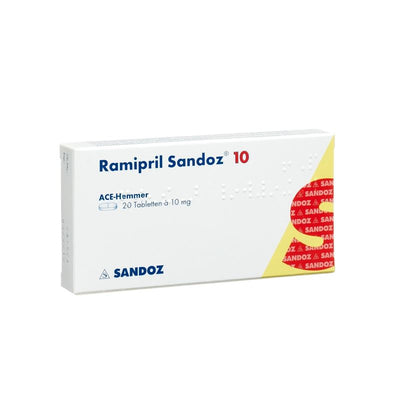 RAMIPRIL Sandoz Tabl 10 mg 20 Stk