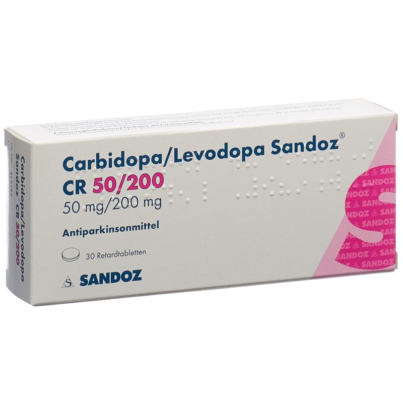 CARBIDO/LEVODO Sandoz CR Ret Tabl 50/200mg 30 Stk