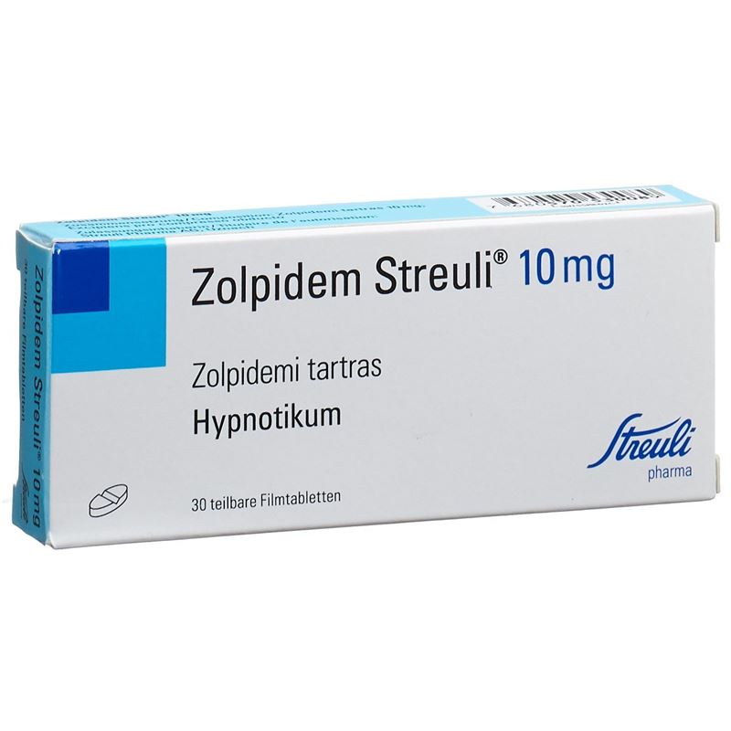 ZOLPIDEM Streuli Filmtabl 10 mg 30 Stk