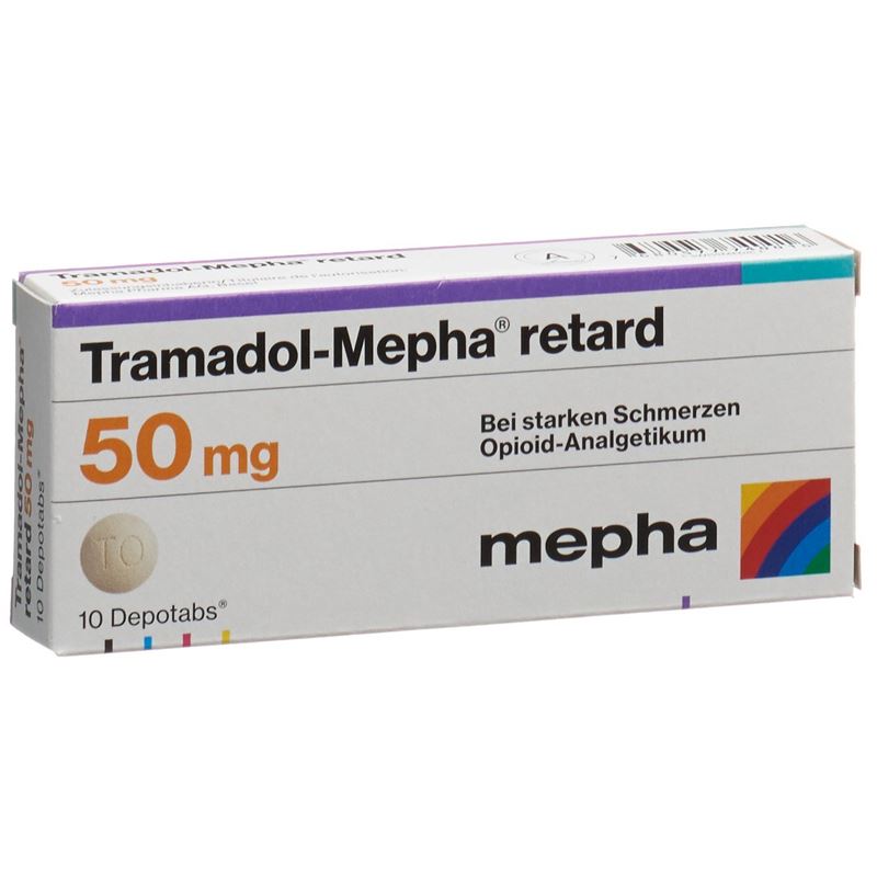 TRAMADOL Mepha retard Ret Tabl 50 mg 10 Stk