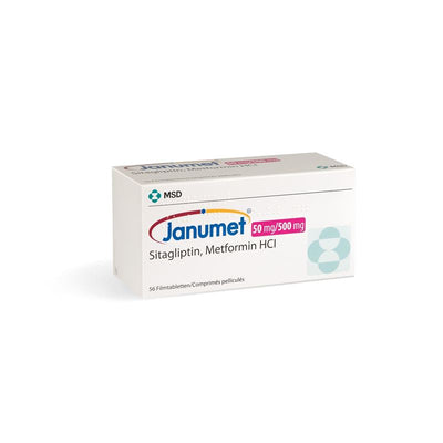 JANUMET Filmtabl 50/500 mg 56 Stk