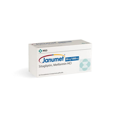 JANUMET Filmtabl 50/1000 mg 56 Stk