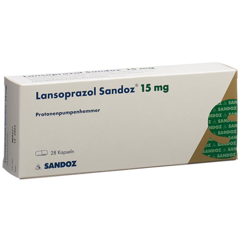 LANSOPRAZOL Sandoz Kaps 15 mg 28 Stk