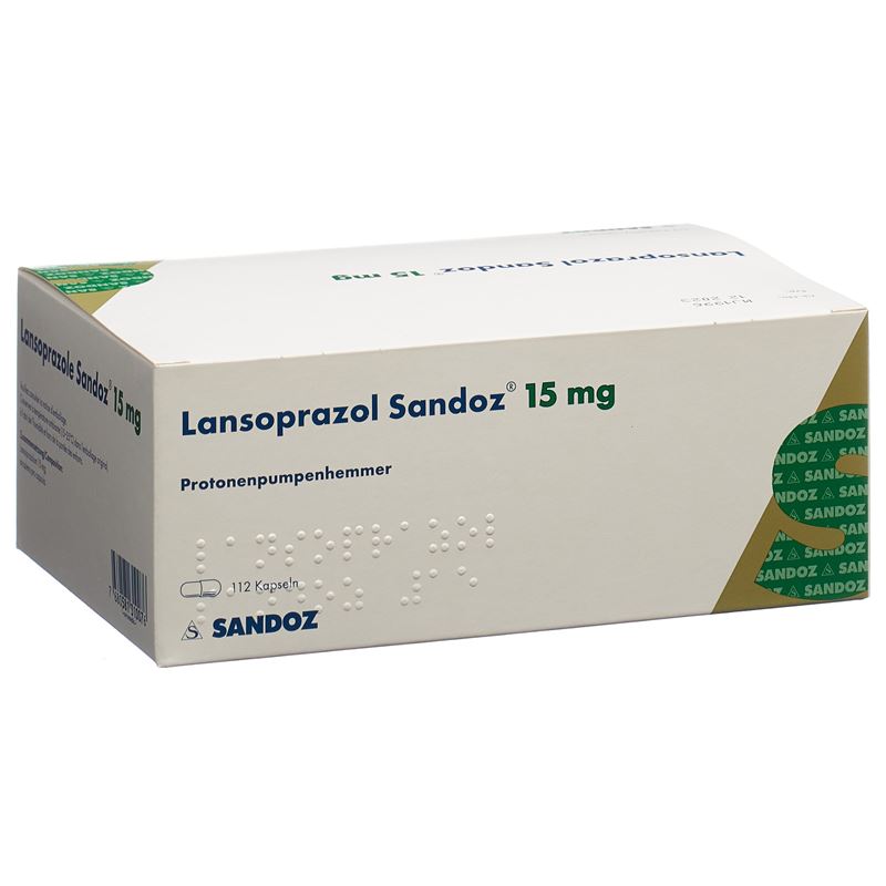 LANSOPRAZOL Sandoz Kaps 15 mg 112 Stk