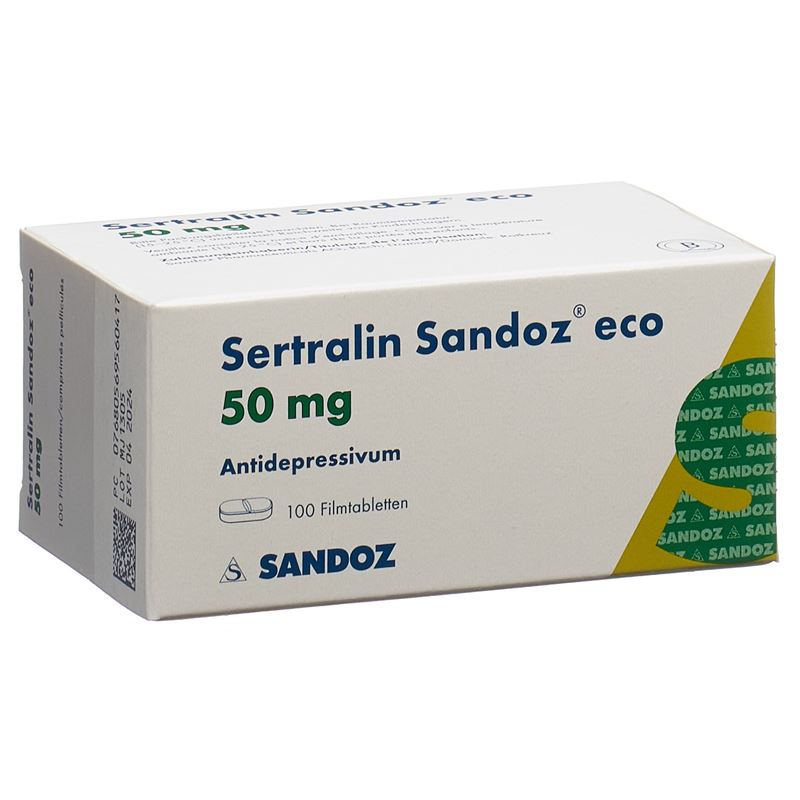 SERTRALIN Sandoz eco Filmtabl 50 mg 100 Stk