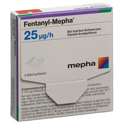 FENTANYL Mepha Matrixpfl 25 mcg/h 5 Stk