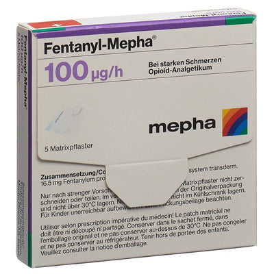 FENTANYL Mepha Matrixpfl 100 mcg/h 5 Stk