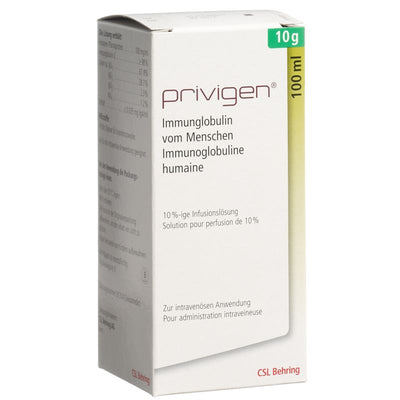 PRIVIGEN Inf Lös 10 g/100ml i.v. Durchstf 100 ml