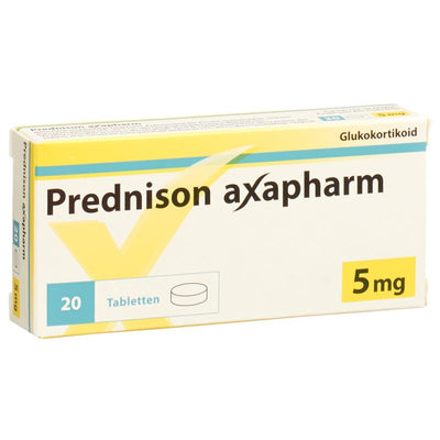 PREDNISON axapharm Tabl 5 mg 20 Stk