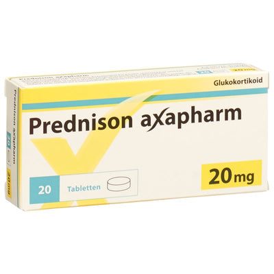 PREDNISON axapharm Tabl 20 mg 20 Stk