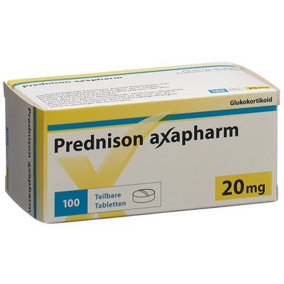 PREDNISON axapharm Tabl 20 mg 100 Stk