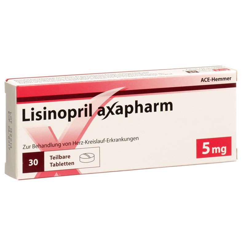 LISINOPRIL axapharm Tabl 5 mg 30 Stk