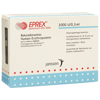 EPREX 3000 IE/0.3ml (Protecs) 6 Fertspr 0.3 ml