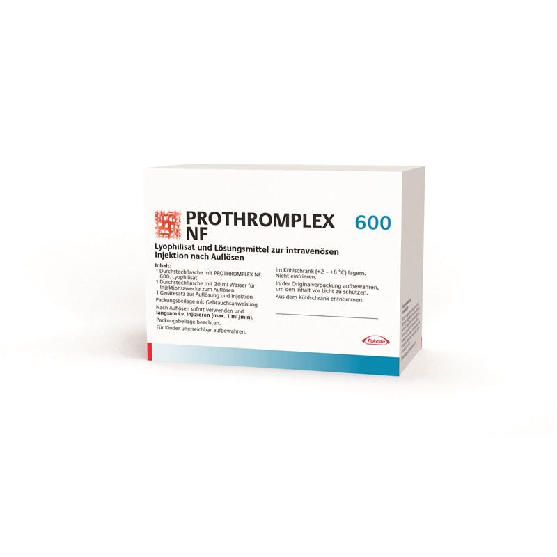 PROTHROMPLEX NF 600 IE c Solv Durchstf 20 ml