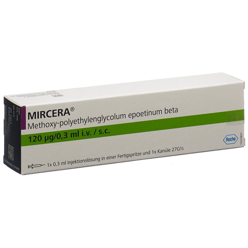 MIRCERA Inj Lös 120 mcg/0.3 ml Fertspr