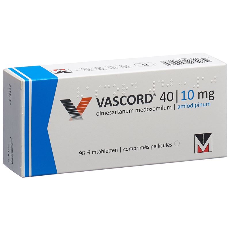 VASCORD Filmtabl 40/10 mg 98 Stk