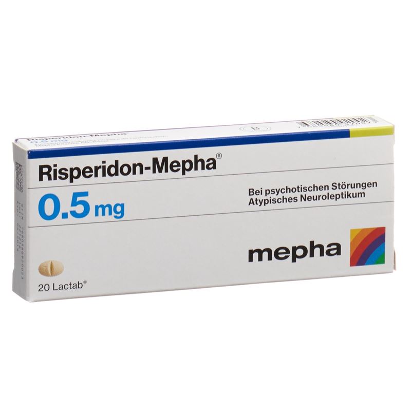 RISPERIDON Mepha Lactab 0.5 mg 20 Stk