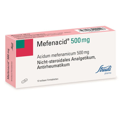 MEFENACID Filmtabl 500 mg teilbar 10 Stk