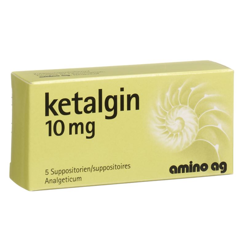 KETALGIN Supp 10 mg 5 Stk