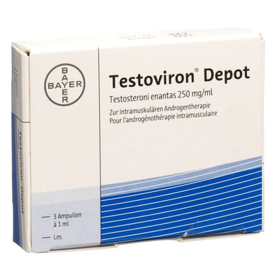 TESTOVIRON Depot Inj Lös 250 mg i.m. Amp 3 Stk