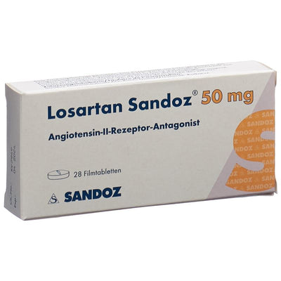 LOSARTAN Sandoz Filmtabl 50 mg 28 Stk