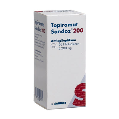 TOPIRAMAT Sandoz Filmtabl 200 mg Ds 60 Stk