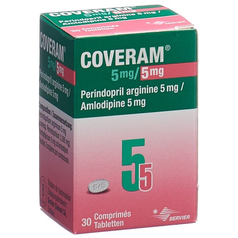 COVERAM Tabl 5/5 mg Ds 30 Stk