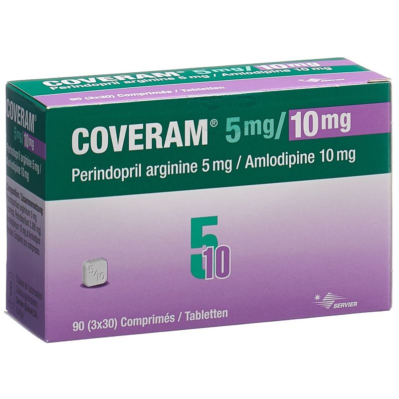 COVERAM Tabl 5/10 mg Ds 90 Stk