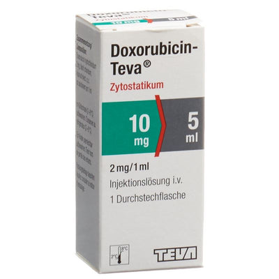 DOXORUBICIN Teva 10 mg/5ml Durchstf 5 ml