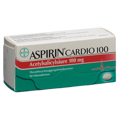 ASPIRIN CARDIO Filmtabl 100 mg 98 Stk