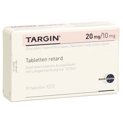 TARGIN Ret Tabl 20 mg/10 mg 30 Stk