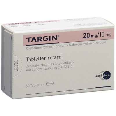 TARGIN Ret Tabl 20 mg/10 mg 60 Stk