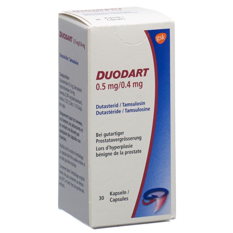 DUODART Kaps 0.5mg/0.4mg Ds 30 Stk