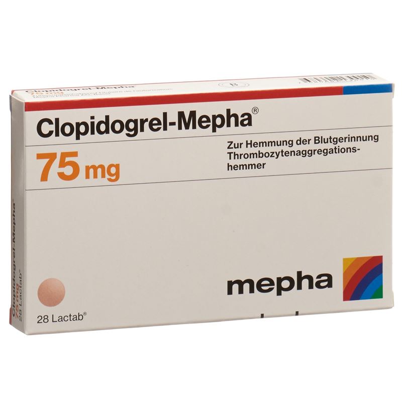 CLOPIDOGREL Mepha Lactab 75 mg 28 Stk