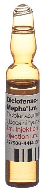 DICLOFENAC Mepha Inj Lös 75 mg/2ml 25 Amp 2 ml