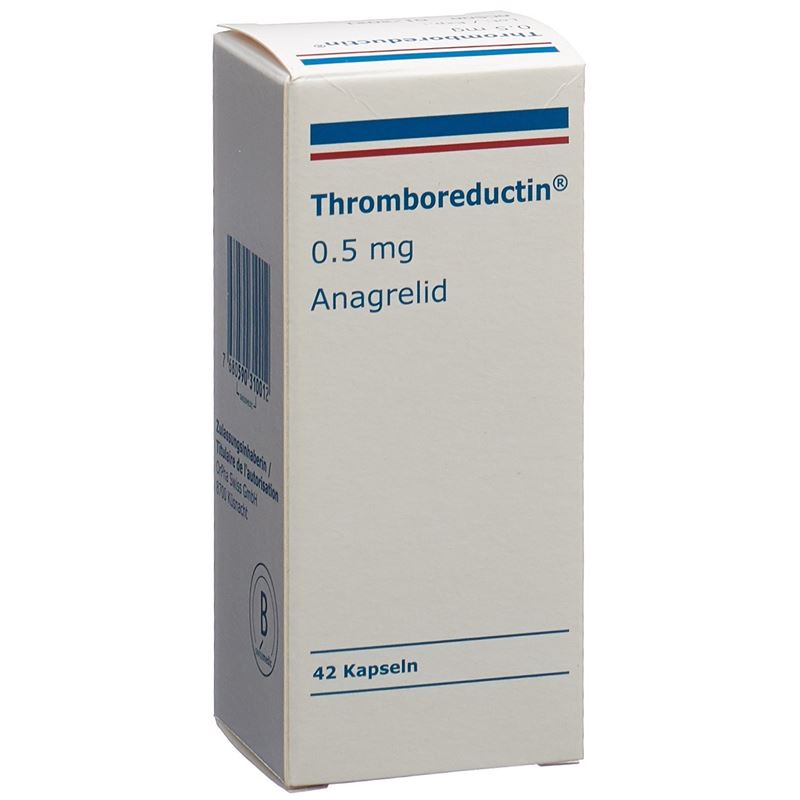 THROMBOREDUCTIN Kaps 0.5 mg Ds 42 Stk