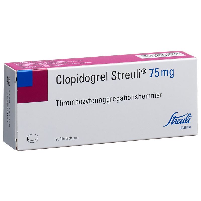 CLOPIDOGREL Streuli Filmtabl 75 mg 28 Stk