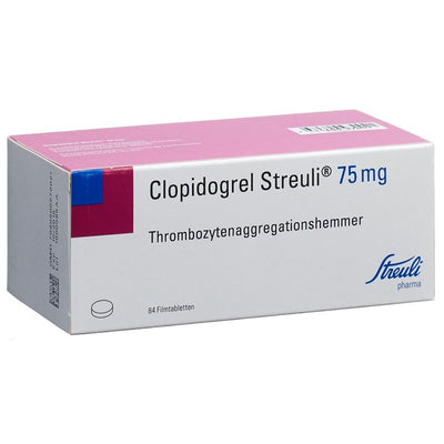 CLOPIDOGREL Streuli Filmtabl 75 mg 84 Stk