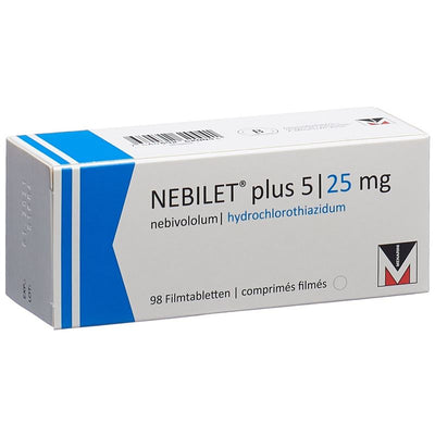 NEBILET plus Filmtabl 5/25 mg 98 Stk