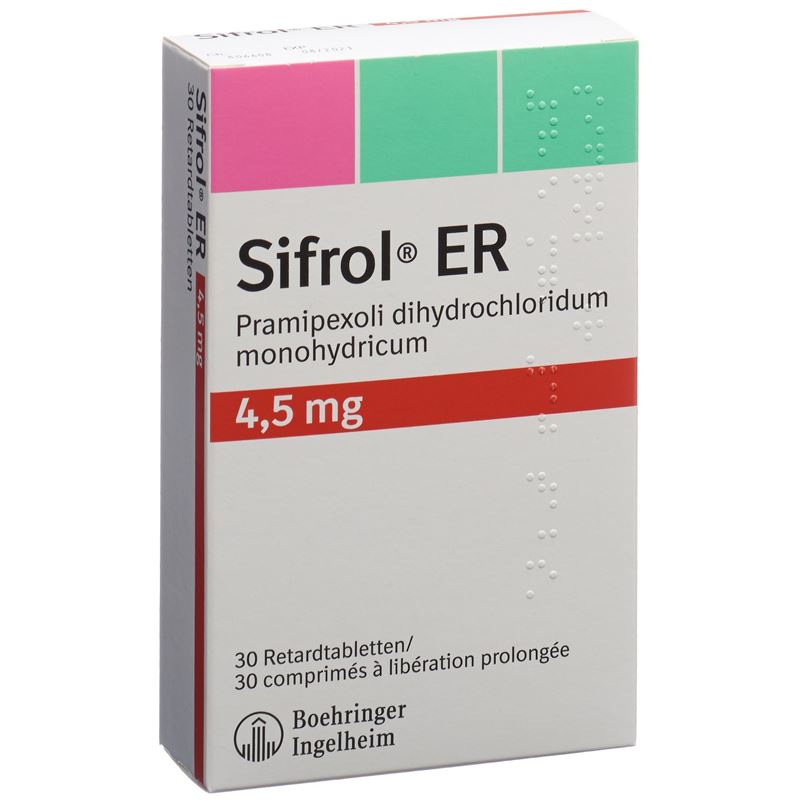 SIFROL ER Ret Tabl 4.5 mg 30 Stk