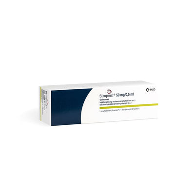 SIMPONI Fertigpen Inj Lös 50 mg/0.5ml 0.5 ml