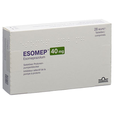 ESOMEP MUPS Tabl 40 mg 28 Stk