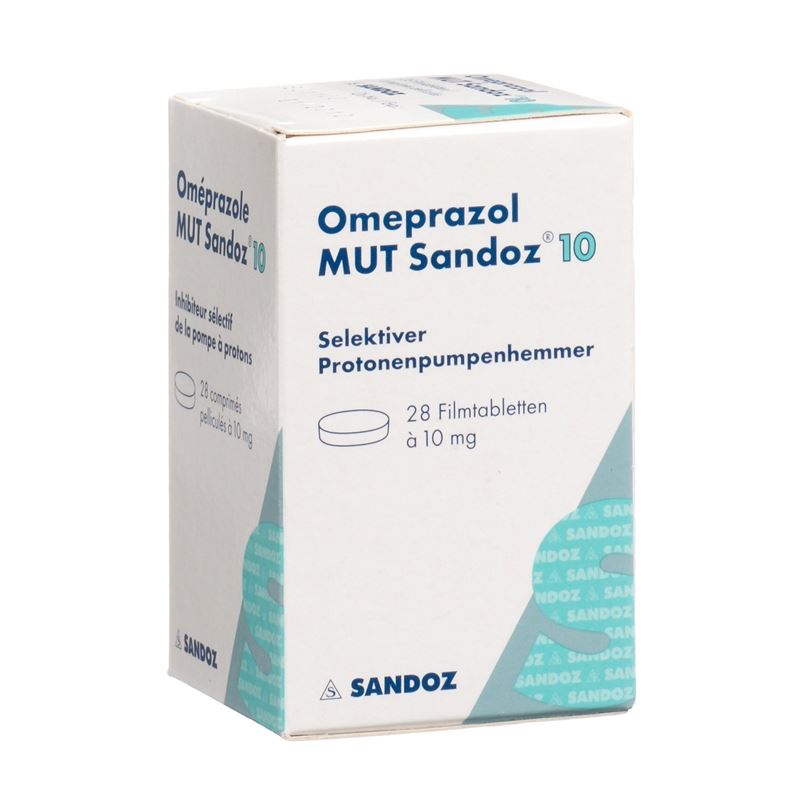 OMEPRAZOL MUT Sandoz Filmtabl 10 mg Ds 28 Stk