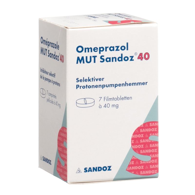 OMEPRAZOL MUT Sandoz Filmtabl 40 mg Ds 7 Stk